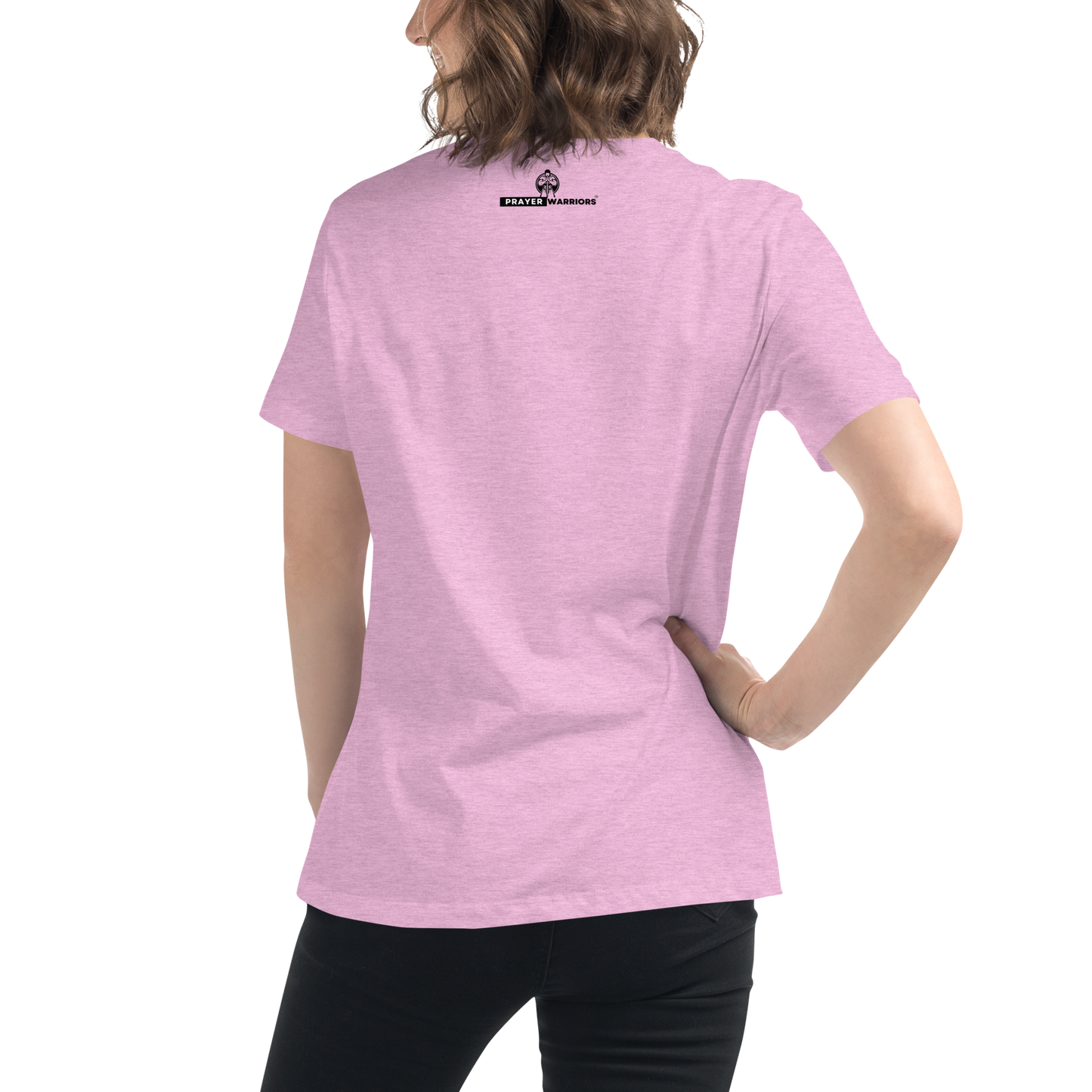 Women's Relaxed T-Shirt - Pray for Peace Panda