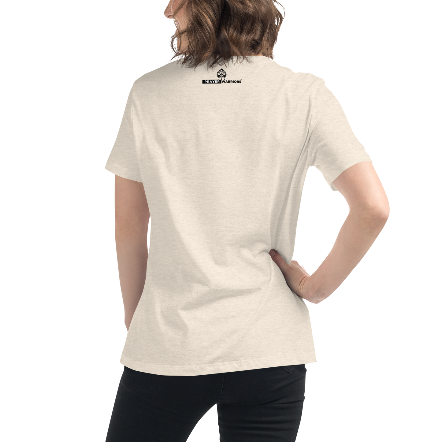 Women's Relaxed T-Shirt - Pray for Peace Panda