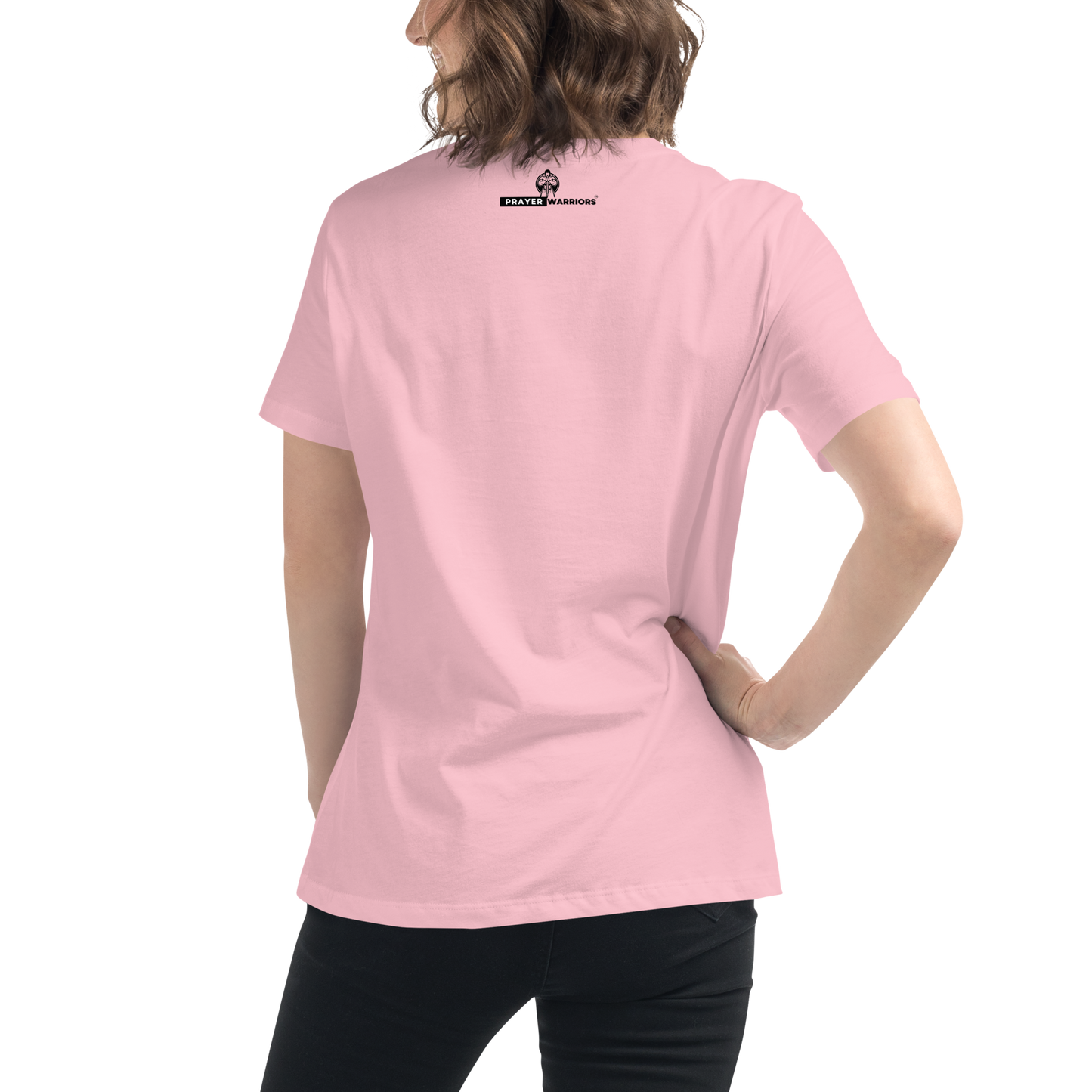 Women's Relaxed T-Shirt - Pray for Peace Panda