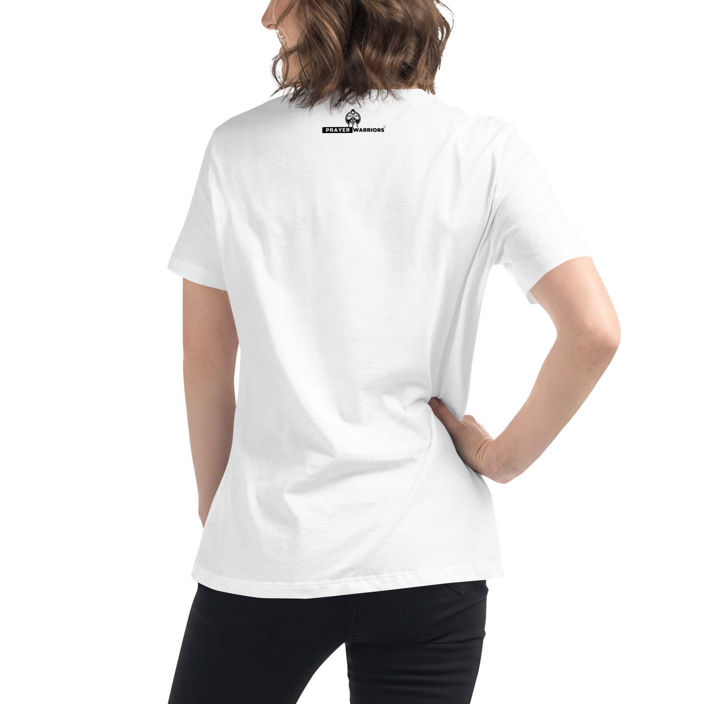 Women's Relaxed T-Shirt - Pray for Peace Panda