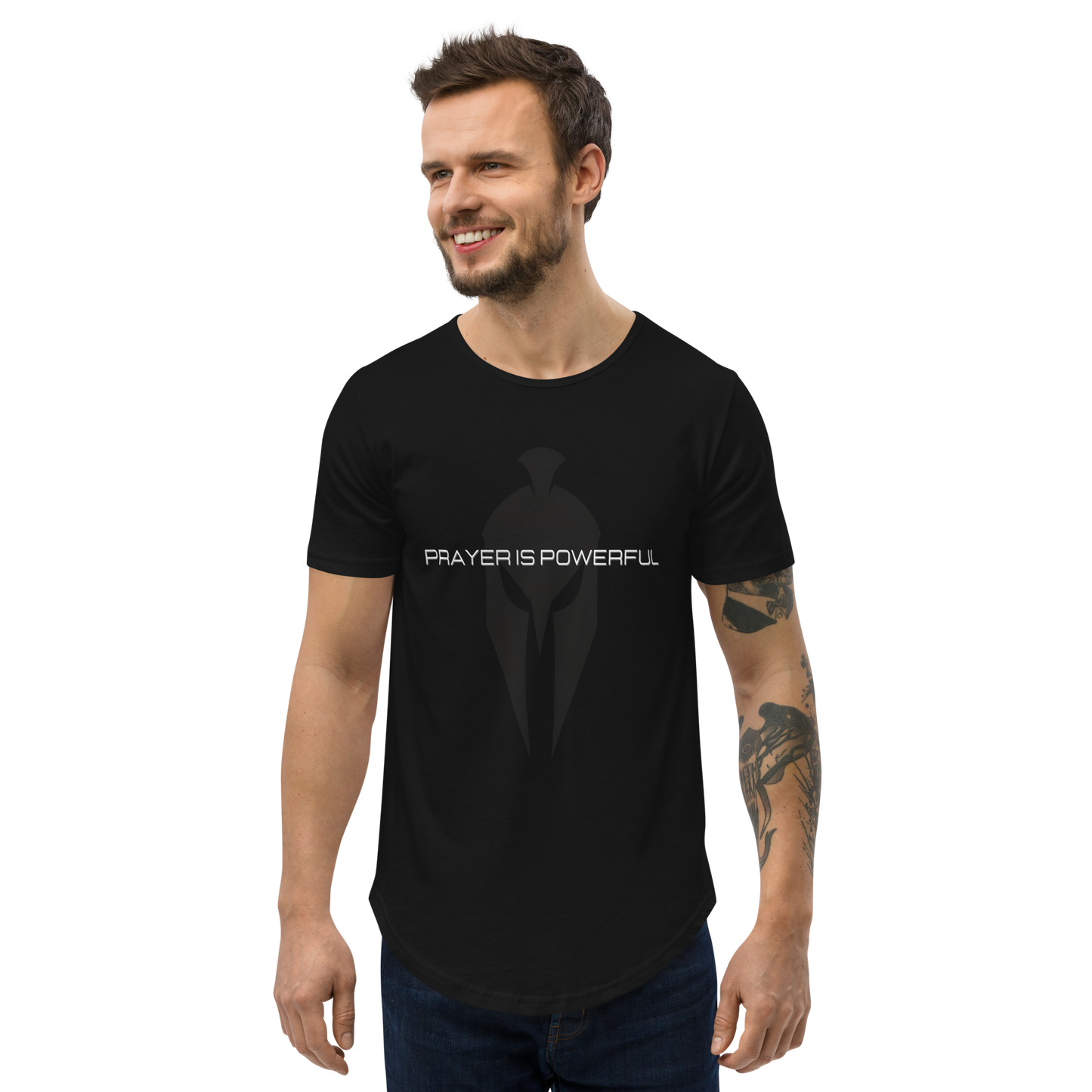 Men's Curved Hem T-Shirt