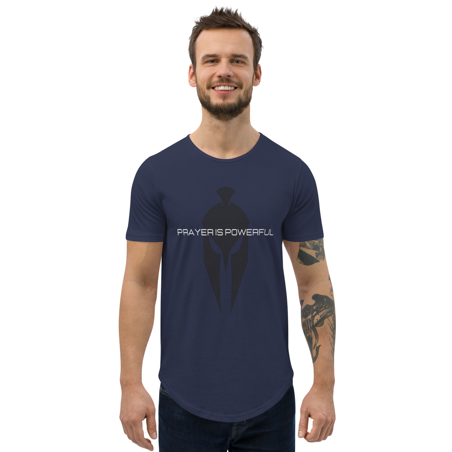 Men's Curved Hem T-Shirt