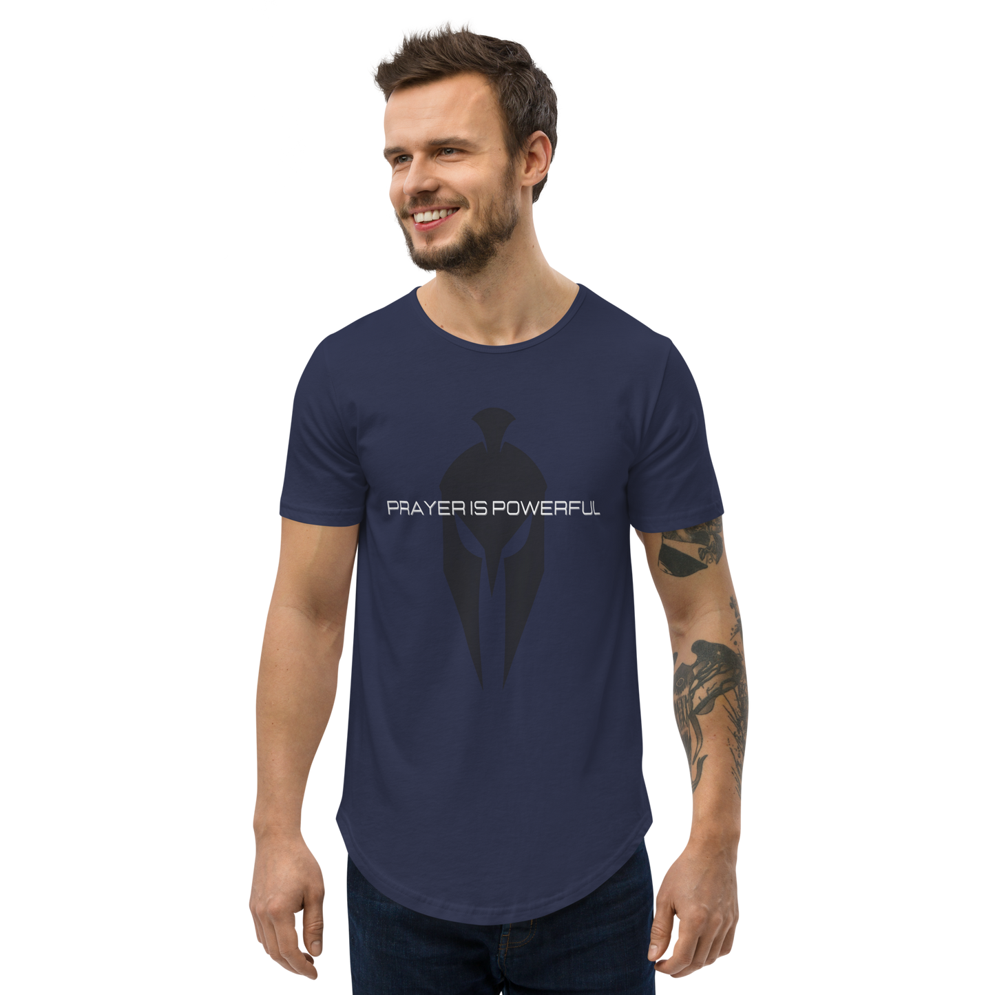 Men's Curved Hem T-Shirt