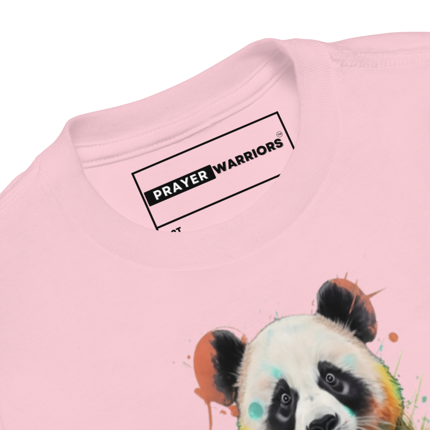 Toddler Short Sleeve Tee - Pray For Peace Panda