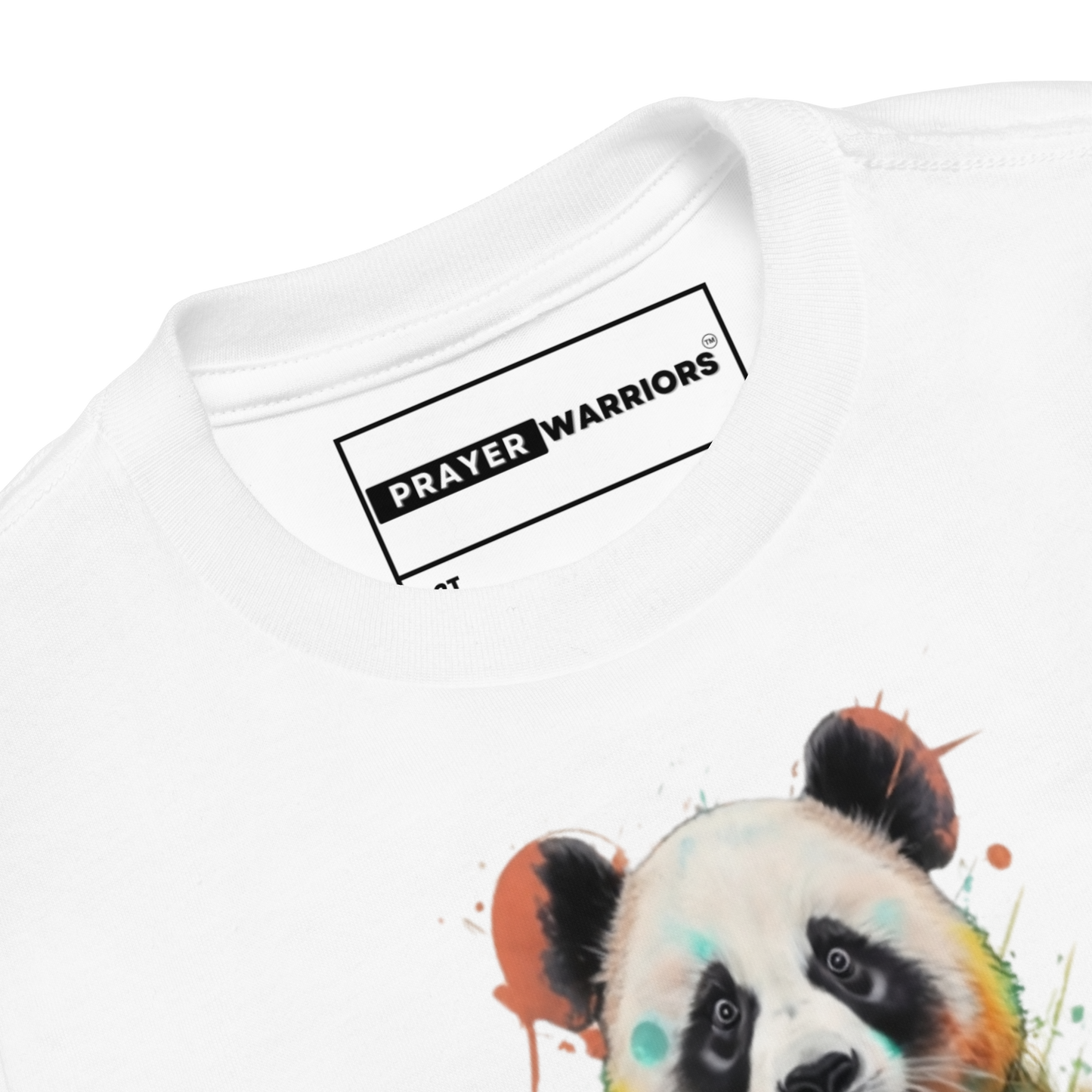 Toddler Short Sleeve Tee - Pray For Peace Panda